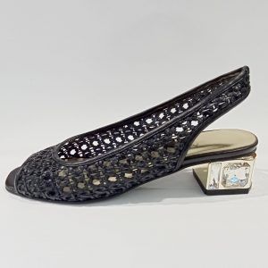 AZURÉE 341/20 - Sandalia de piel negra